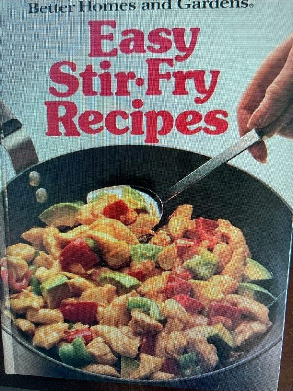 Better Homes and Gardens Easy Stir-Fry Recipes Wall Art - Red Accent